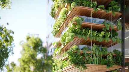 Urban Oasis Vertical Aquaponics System Revolutionizes Sustainable Living in Residential Spaces