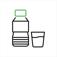 Mineral Water vector icon