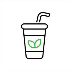 Paper Cup vector icon