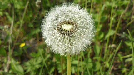 Naklejka premium Dandelion close up