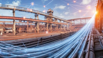 "Forging the Future: Inside the Digital Steel Mill"
"The Steel Web: Bridging Tradition with Tech in Industrial Innovation"