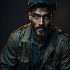 Obraz premium portrait of a person in a work uniform