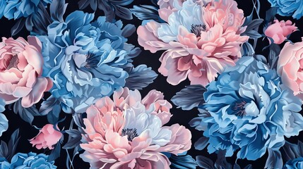 Floral pattern card background