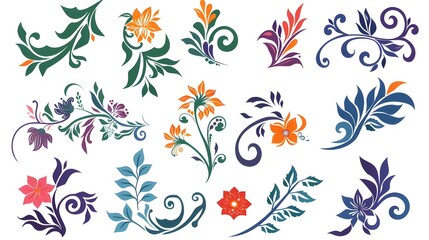 seamless pattern with flowers