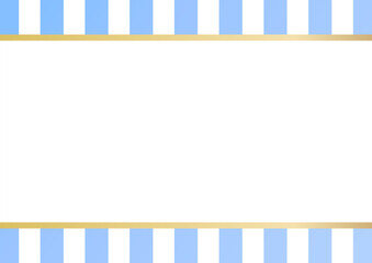 背景　青白縞の枠