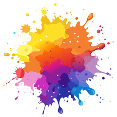Color Burst: Watercolor Splash Design