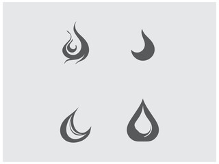 premium water logo set design vector, vector and illustration,