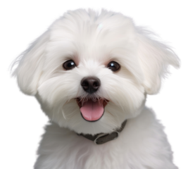 PNG Smiling maltese dog mammal animal puppy. 