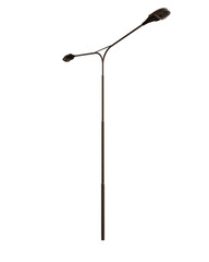 street lamp isolated on white