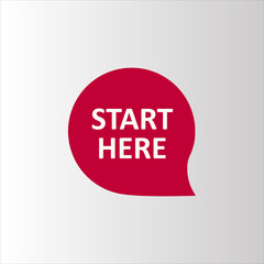 Red Web Banner For START HERE