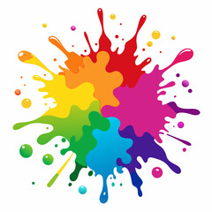 Color Burst: Watercolor Splash Design