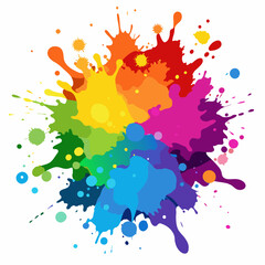 Color Burst: Watercolor Splash Design