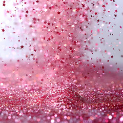 pink stars drops background