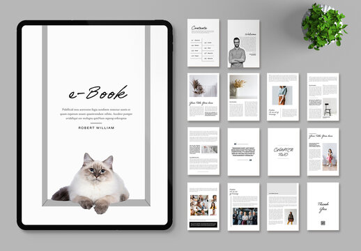 Minimal Ebook Layout