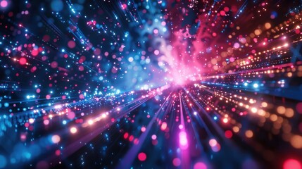 Fototapeta premium A captivating visual sync with rhythm, vibrant music sound concept to engage the audience