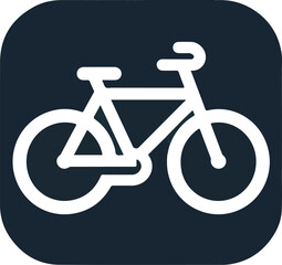 motorcycle, bicycle icon