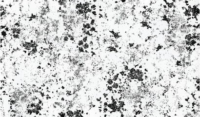 Grunge Black And White Urban Vector Texture Template. Dark Messy Dust Overlay Distress Background. Easy To Create Abstract Dotted, Scratched, Vintage Effect With Noise And Grain