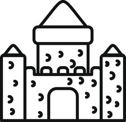 Enjoying the day having fun on a bouncy castle