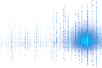 PNG Blue halftone neon light.