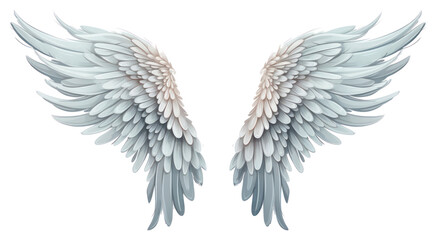 Fototapeta premium PNG Angel archangel feather pattern.