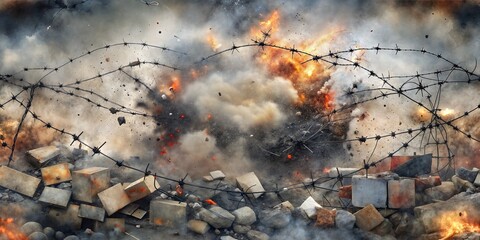 Abstract collage rough canvas texture background 