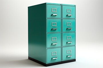 Fototapeta premium knolling of computer office ,isolated white background