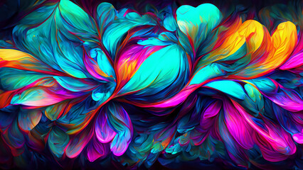 Obraz premium Abstract fantasy background beautiful special wallpaper hd best quality realistic colorful image