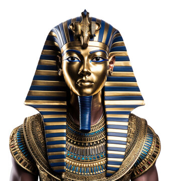 Egyptian pharoah representation sculpture disguise.