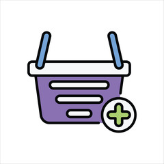 Add To Basket vector icon