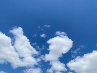 blue sky with clouds