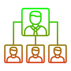 Organization Structure Icon