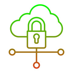 Cloud Lock Icon