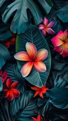 Obraz premium Floral pattern wallpaper