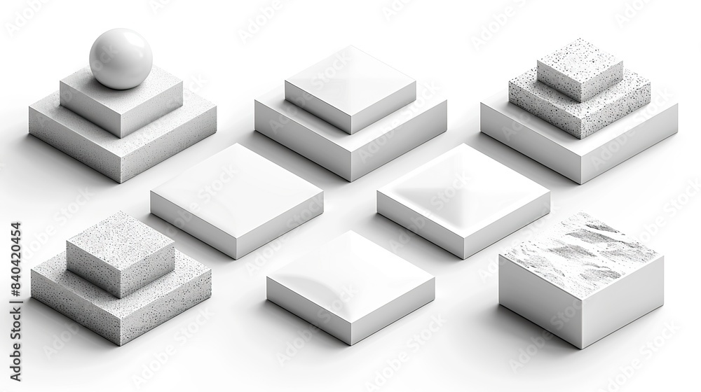 Poster overlay shadow effects on an isolated white background realistic modern drop shadows on various angl