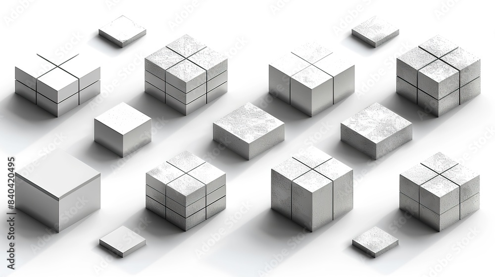 Poster overlay shadow effects on an isolated white background realistic modern drop shadows on various angl