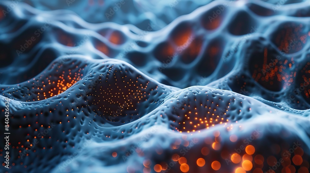 Poster the close up view of an electronic device created using generative artificial intelligence.image ill