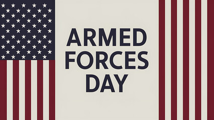 Obraz premium Armed Forces Day, Banner, Social Media Banner