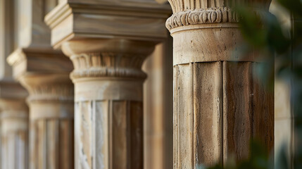 Architectural Materials Display Merging Modern and Traditional Aspects