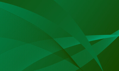 green lines wave curves on gradient abstract background