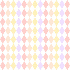 正方形の背景　グラデーションの菱形　ピンク