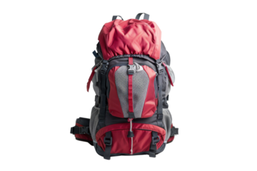 Red and Black Hiking Backpack