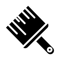 paint brush solid icon