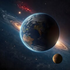 Obraz premium Space moment