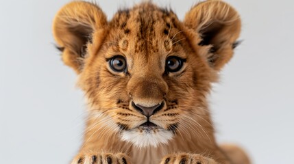  A cute little lion