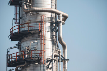 Oil​ refinery​ and​ plant and tower column of Petrochemistry industry