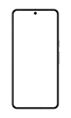 Up to date mobile phone. Modern flagship vector smartphone.
