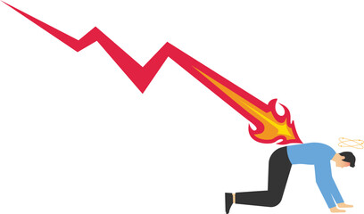 Businessman is distressing for economic decline

