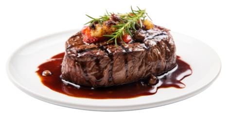 PNG Steak plate food meat. 
