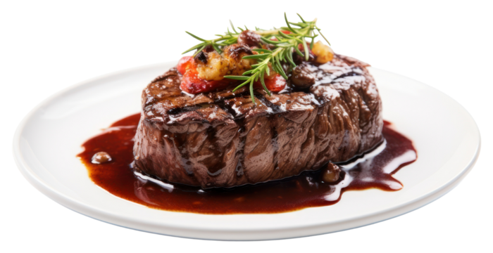PNG Steak plate food meat. 