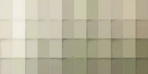 A soft background in a muted color palette with subtle gradients and squares for design elements The color palette includes shades of Birch White Oak Brown Mushroom Gray Fern Green Acorn Tan This gra